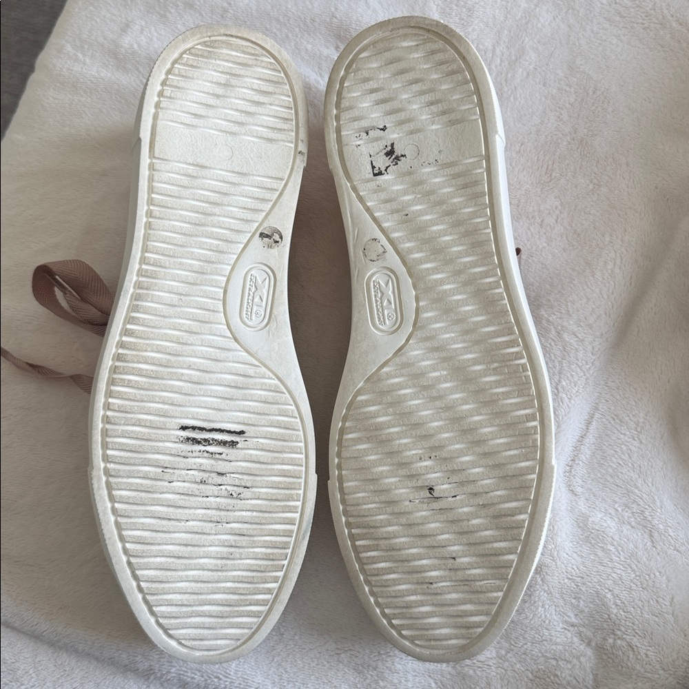 AGL Leather Platform Sneakers - Blush Pink - Size 38.5 - Picture 5 of 5